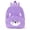 Purple, variant on Cute Toddler Backpack Toddler Bag Plush Animal Cartoon Mini Travel Bag for Baby 2-6 Years
