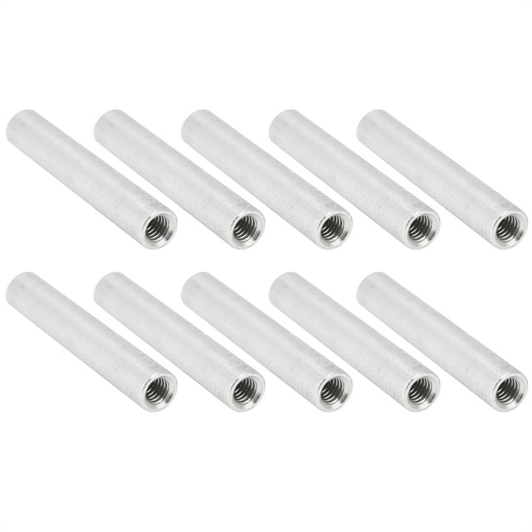10 Pieces M4x0.7 Female Threaded Standoffs - 20mm Aluminum Alloy Spacers For Electronics