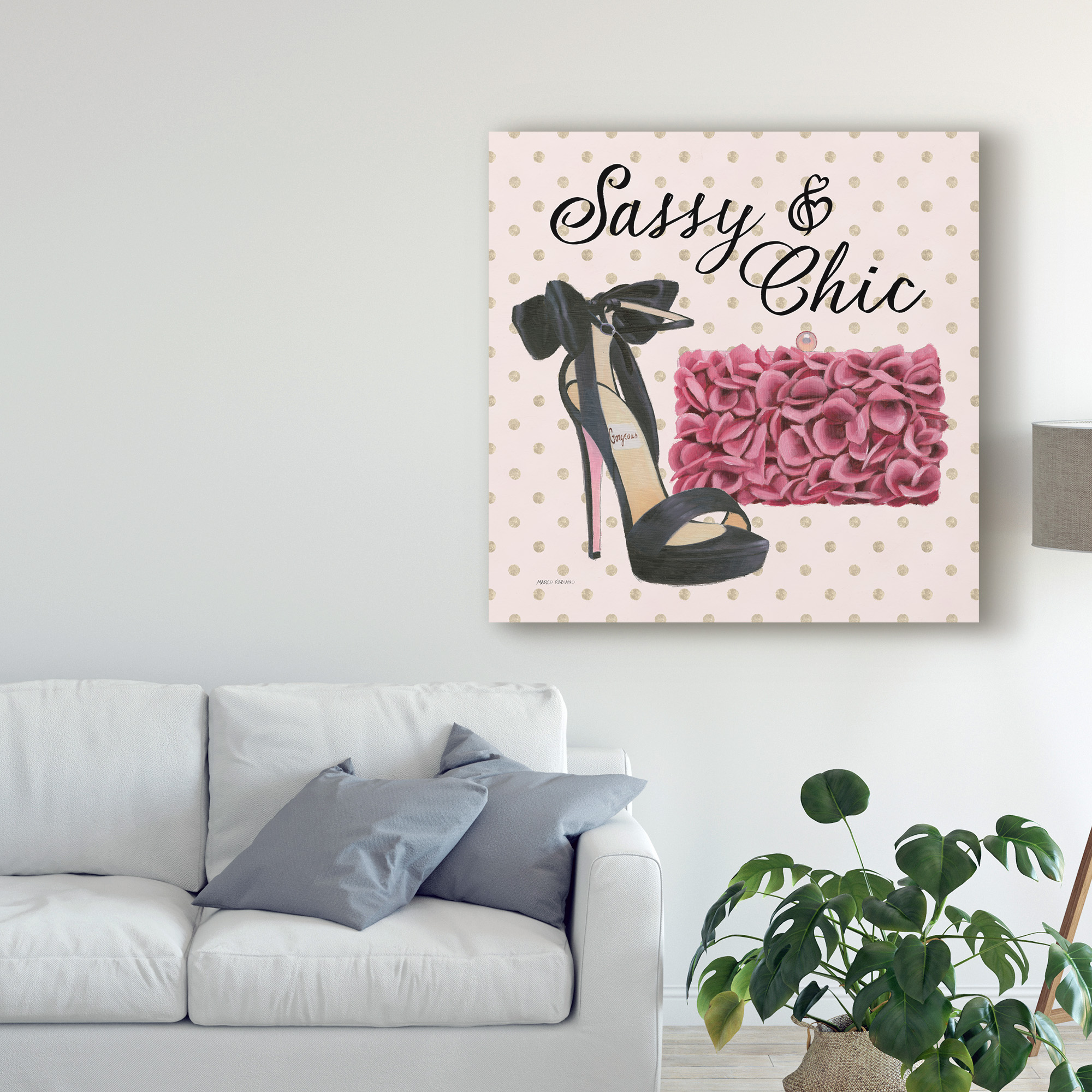 Trademark Fine Art 'Simply Splendid I' Canvas Art by Marco Fabiano