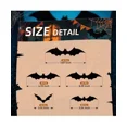 thumbnail image 4 of 140X Bats Wall Decor, 3D Bat Halloween Decoration Stickers For Home Waterproof, 4 of 6