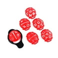 thumbnail image 1 of Ball Line Marker, 6 Pieces 6-in-1 Letter Pattern  Ball Scribe Liner Drawer Template Drawing Alignment Tool, Marking Alignment Putting Tool With Marker Base, 1 of 7