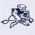 thumbnail image 4 of Men's Mitchell & Ness White Dallas Cowboys White Out Fleece Sweatshirt, 4 of 6