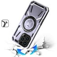 thumbnail image 2 of For  iPhone 16 Pro 6.3 inch Loop Hybrid with [Magnetic Ring Circle] 360 degrees Rotational Kickstand Case Cover - Light Purple, 2 of 3