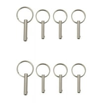 8 Pcs Quick Release Pin 1/4 Inch, Full 316 Stainless Steel, Bimini Top Pin,
