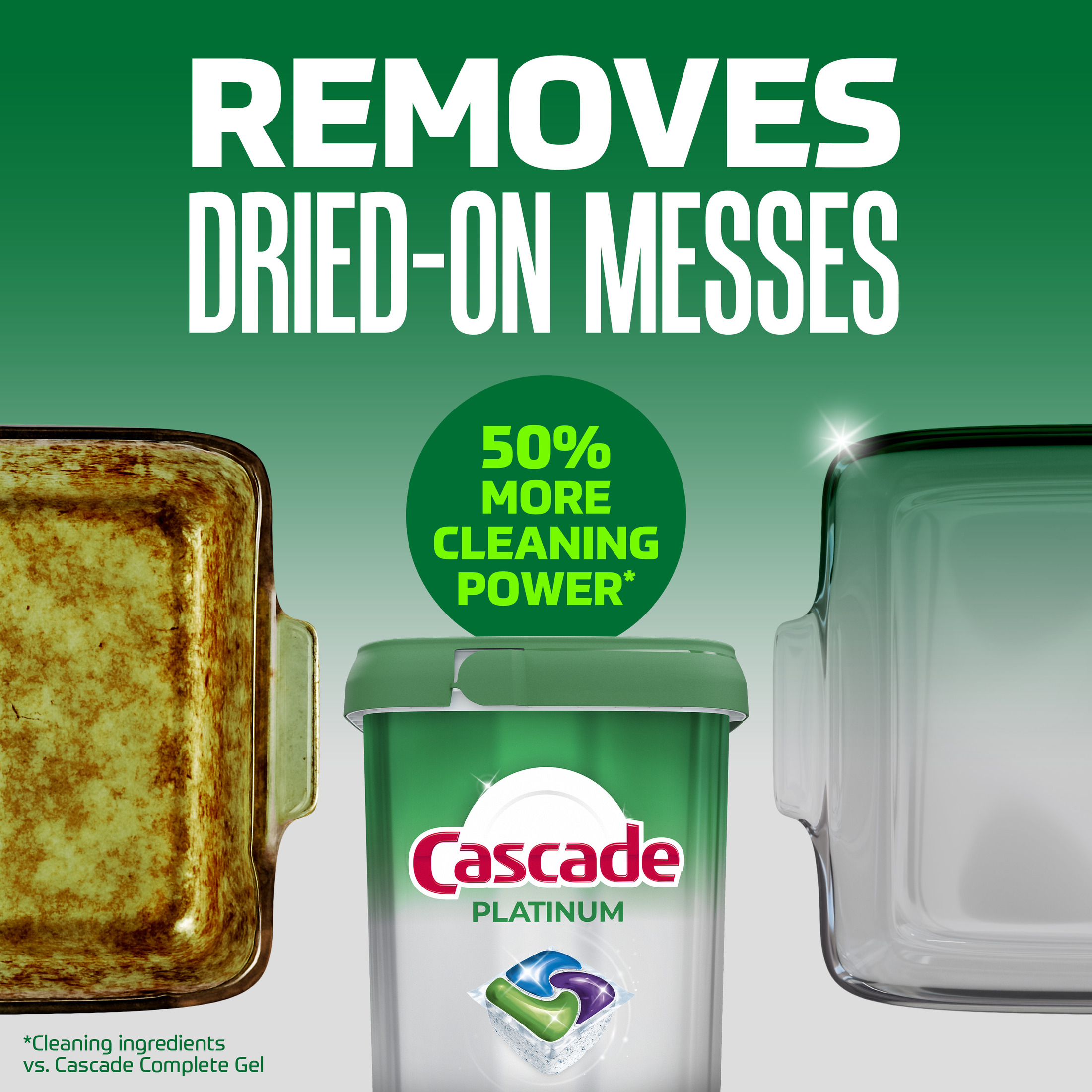 Cascade Platinum Dishwasher Pods, Fresh Scent, 26 Count photo 2