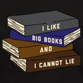 thumbnail image 3 of CafePress - I Like Big Books Dark T Shirt - Men's Classic Graphic Cotton T-Shirt, 3 of 4