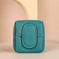 thumbnail image 2 of CUZIBR Mini Jewelry Case Snap Button Closure Compact Portable Storage Pouch Divided Interior For Rings Earrings Necklaces Small Cosmetic Items Women Travel Daily Carry Bag, 2 of 9