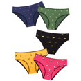 thumbnail image 3 of iTNHFP sous-Vêtements pour Femmes Mode Dessin Animé Taille Basse Motif Réduit Respirant Slips, 3 of 4