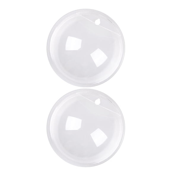 FOMIYES 2-Pack Clear Acrylic Hanging Fish Bowl Aquarium Planter Wall Mounted for Home Decor and Indoor Plants