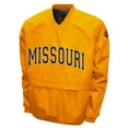 thumbnail image 2 of Men's Franchise Club Gold Missouri Tigers Members Windshell V-Neck Pullover Jacket, 2 of 3