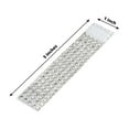 thumbnail image 3 of Efavormart 10 Pack Silver Diamond Rhinestone Napkin Ring With Self Adhesive Strip for Wedding Banquet Party, 3 of 9