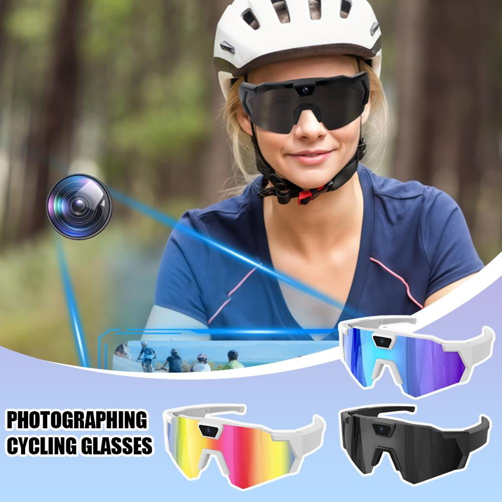 Smart Camera Glasses with 1080P HD Video 12MP Photo Hands-Free Recording for Cycling Hiking