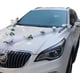 thumbnail image 5 of Cinta para coche de boda, decoración de boda para coche, decoración romántica de lujo blanca para coche de boda con cinta de mariposa, decoración para fiesta de boda, 5 of 5