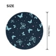 thumbnail image 3 of Disketp Beautiful Butterflies Small Mouse Pad 7.9x7.9 Inches,Washable Round Mousepad for Office Laptop Computer,Non-Slip Rubber Base Mouse Pads for Wireless Mouse, 3 of 8
