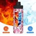 thumbnail image 5 of Yiaed Strawberry Popsicle Print Sports Insulated Kettle Bottle Reusable Stainless Steel Insulated Cup, Outdoor Portable Casual Stainless Steel Insulation Cup, 5 of 7