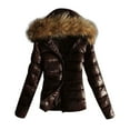 thumbnail image 2 of Uinagy Women's Lightweight Down Insulated Quilted Bubble Padded Hooded Jacket, 2 of 5