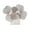 Warm White, variant on Xinwanna Korean Style Bridal Hair Comb Flower Decor Anti-slip Design Hair Clip Retro Wedding Headwear Hair Accessories (Blue)