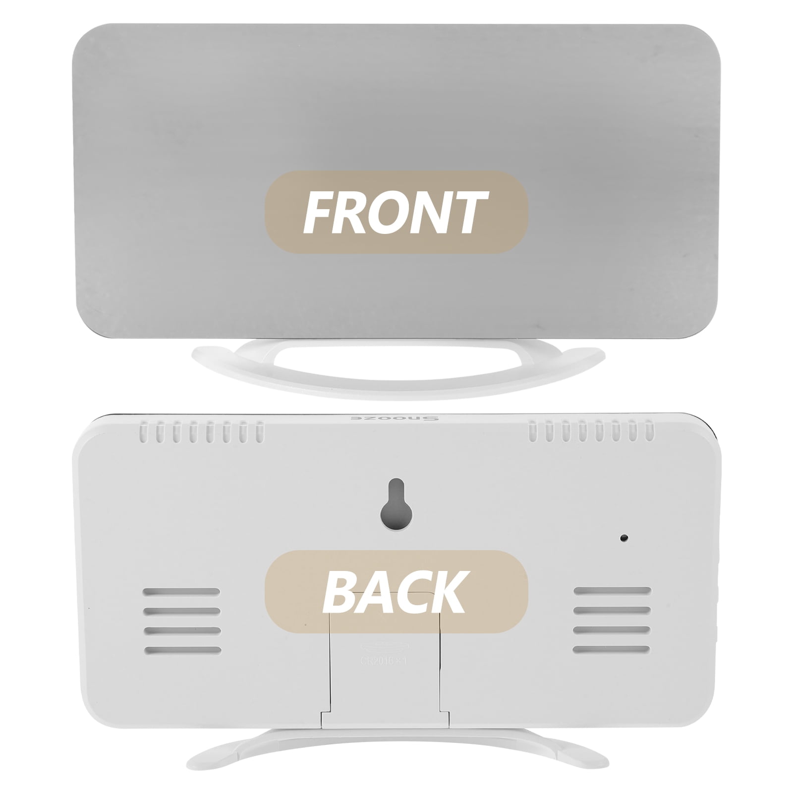 AURARMLET Loud Vibrating Alarm Clock with Clear Digits for Bedroom and Office