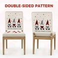 thumbnail image 5 of Happy Valentine's Chair Back Covers Set of 4, Day Cute Gnome with Love Stretch Dining Chair Back Slipcovers Removable Seat Cover for Kitchen Restaurant Hotel Cafe, 5 of 9