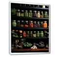 thumbnail image 2 of Designart "Herbs Garden in Pottery Setting II" Floral Framed Wall Art - Traditional Green Herbs Hallway Framed Wall Art Decor, 2 of 6