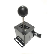 lanema USB Simulator Shifter Racing Games H Gear Shifter Aluminum Alloy Easy Operation Compact Compatible for G27 G29 T300