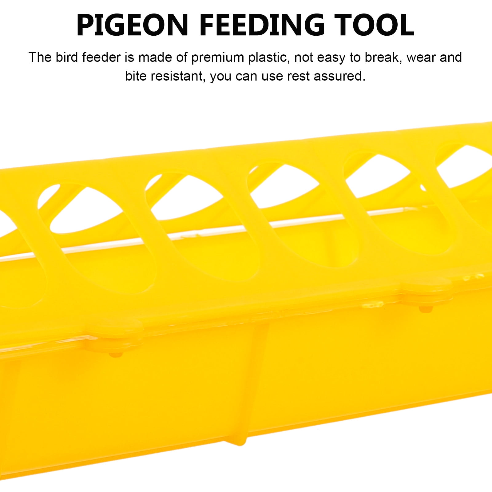 Water trough 2pcs Portable Bird Feeding Holders Pigeon Feeder