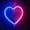 Blue Pink, variant on LED Neon Night Light, Signs Neon Lights Wall Decorative Night Light Battery and USB Powered