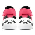 thumbnail image 2 of ikiki Panda Bear Squeaky Toddler Shoes | Dark Pink, 2 of 10