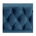 thumbnail image 5 of Morden Fort Dutch Velvet Accent Sofa Chair,Tufted Chair with Solid Wood/Gold Metal Legs For Living Room,Misty Blue, 5 of 6