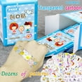 thumbnail image 3 of HJQEQVD 100PCS Cartoon Disposable Waterproof Square type Band Aid Adhesive Bandages, 3 of 6