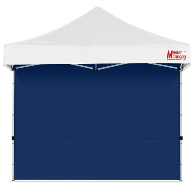 MASTERCANOPY Lateral SunWall 10x10 pies Azul Marino con Protección UV