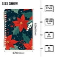 thumbnail image 2 of FORMRS 1-Subject Spiral Notebook 8" x 5" College Ruled 60 Refillable Sheet A5 Hard Cover, 2 Pack, Christmas Berries, 2 of 7