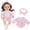 Pink, variant on 12 Inch Realistic Baby Doll, Soft Elastomer Doll For Kids 3+, Lifelike Features, Pretend Play Toy, Perfect Gift For Children, Includes Outfit Accessories