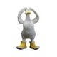 thumbnail image 2 of Estatua de pato, escultura animal de resina, linda y novedosa figura decorativa de animal para el hogar. De pie, 2 of 9