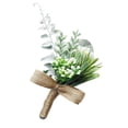 thumbnail image 4 of Boda Romántica Pin Invitado Boutonniere Decoración De Disfraces Para Las Personas Para Cada Ocasión verde 2 perfecl Alfiler de flor de novio, 4 of 8