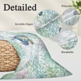 thumbnail image 3 of Sea Turtle Coastal Pillow Covers King, Blue Green Summer Beach Coral Soft Brushed Microfiber Breathable Throw Pillow Covers, Pillowcase with Zipper for Couch Sofa Bedroom Living Room 20"x36", 3 of 9