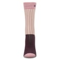 thumbnail image 6 of MeMoi Women's Inspirations Embroidered Cuff Crew Socks - Womens - Female, 9-11, Violet, 6 of 8