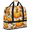 Multicolour 1, variant on Herdesigns Baseball Sports Foldable Travel Duffel Bag with Shoe Compartment, Weekend Overnight Carry On Bags for Men Women, Large Sports Gym Luggage