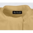thumbnail image 6 of Atasi Designer Solid Kurta For Menâ€™s Mandarin Collar Cotton Ethnic Long Wear, 6 of 7