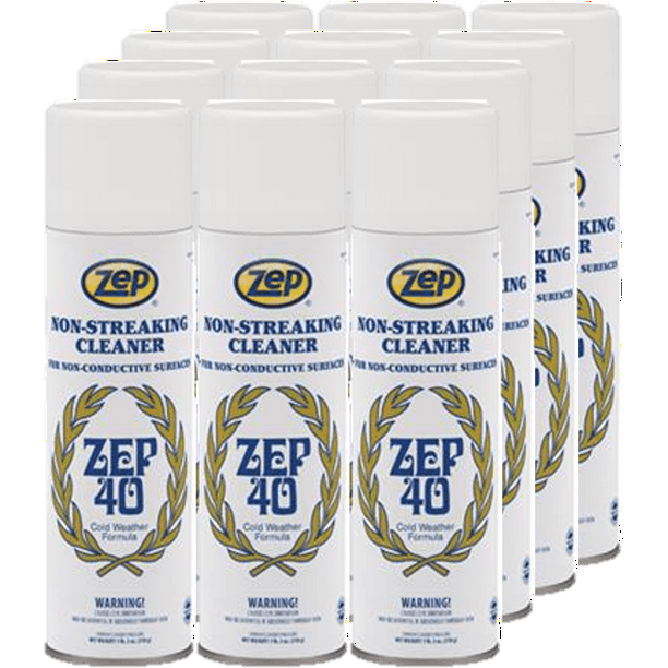 Zep 40 NonStreaking MultiSurface Cleaner Aerosol 14401 (Case of 12