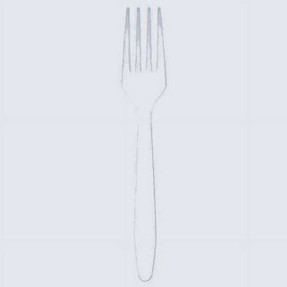 White Plastic Forks