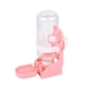 thumbnail image 1 of Botella de agua de conejo, dispensador de agua con suspensión para mini mascota, conejito, cobaya, chinchilla, botella de agua automática de 500 ml (rosa), 1 of 5