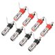 thumbnail image 1 of Conector de altavoz de terminal de unión Uxcell, jack amplificador negro rojo, 4 sets, 1 of 5