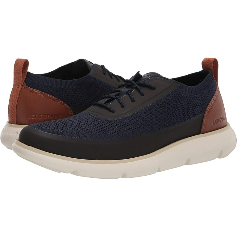 Cole Haan Mens Zerogrand Omni Lace Up Sneaker 11 Marine Blue/Cement/British  Tan/Ivory