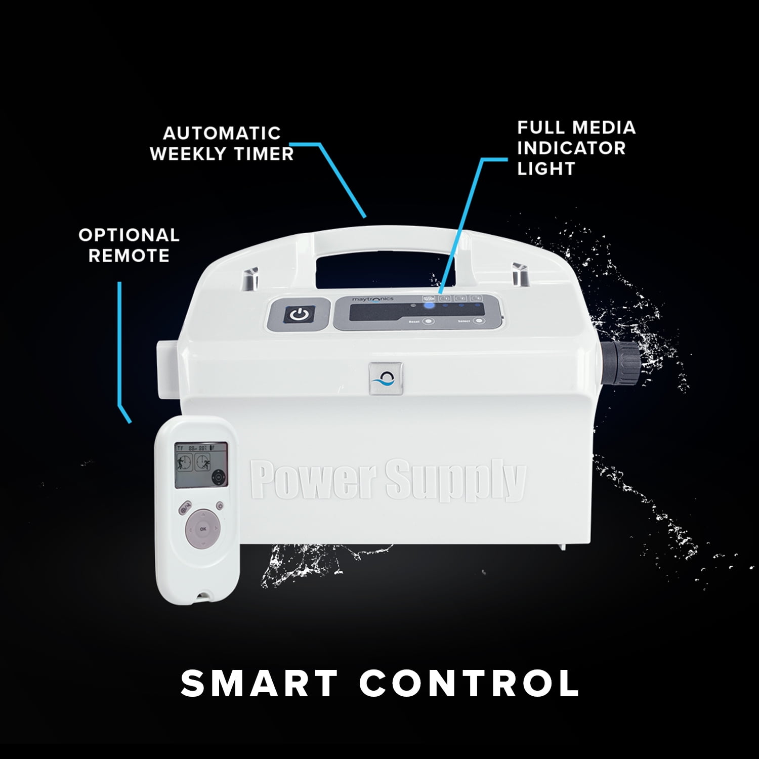 DOLPHIN Premier Robotic Pool Cleaner with Powerful Dual Scrubbing Brushes and Multiple Filter Options, Ideal for In-ground Swimming Pools up to 50 Feet.