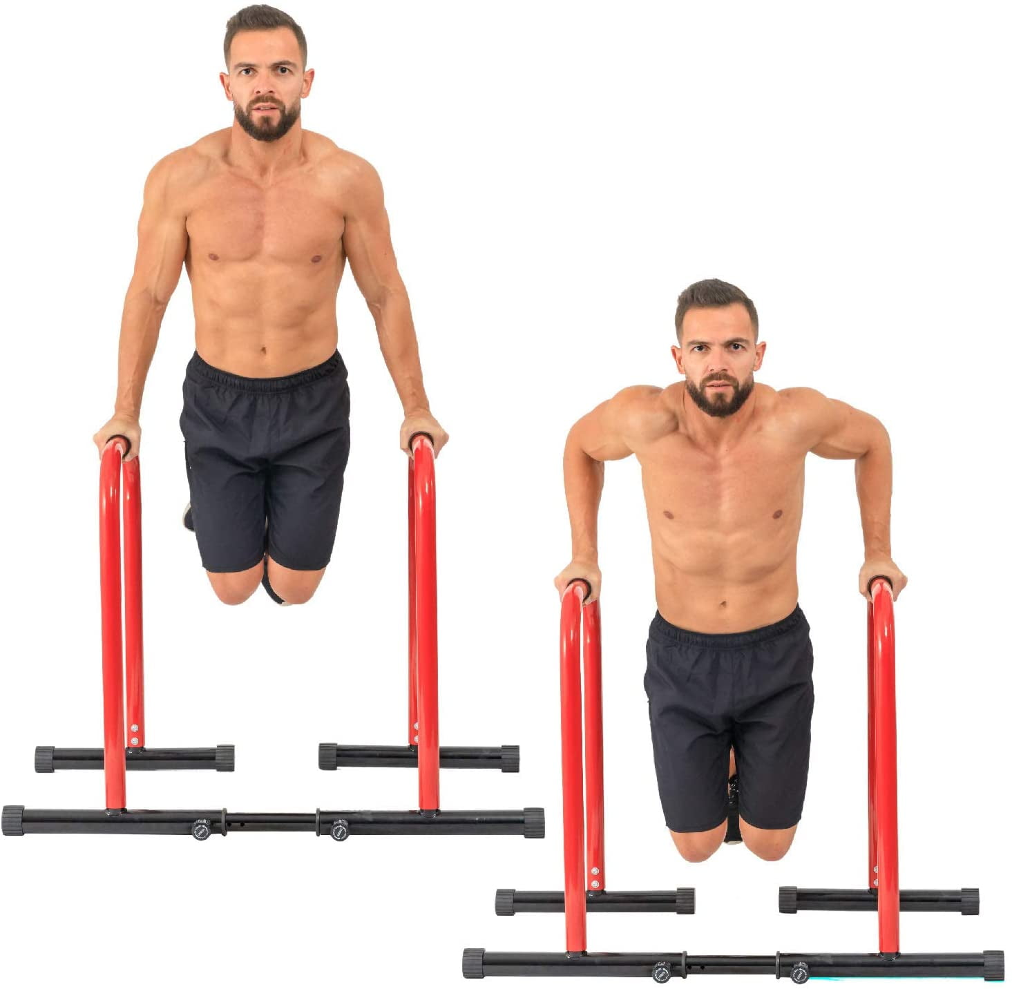 GoBeast Dip Stand with Stability Bar, Adjustable Height and Width, Easy