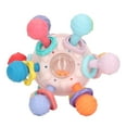 thumbnail image 4 of Teething , Chewing Baby Sensory Teething Toy Silicone  For Newborm Pink,Blue, 4 of 8