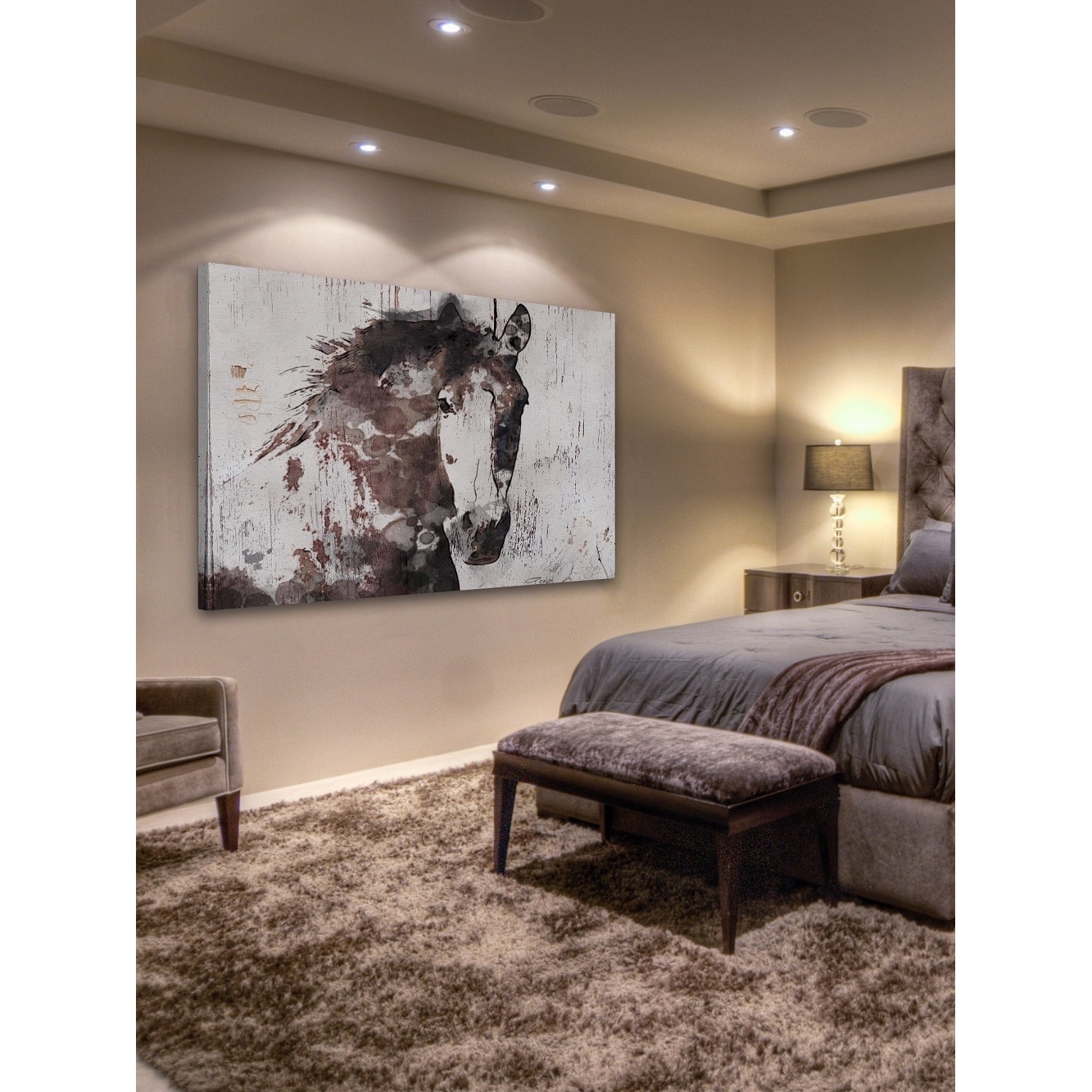 Marmont Hill Gorgeous Horse by Irena Orlov Canvas Wall Art - Walmart.com