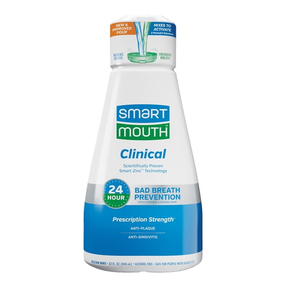 SmartMouth Clinical DDS Activated Oral Rinse 32oz
