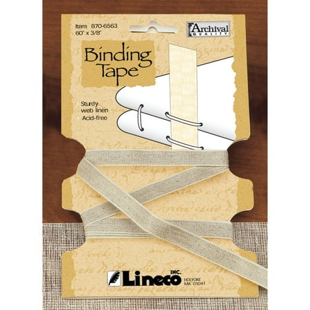 Lineco/University Products Binding Tape, 3/8 in x 60 in Roll